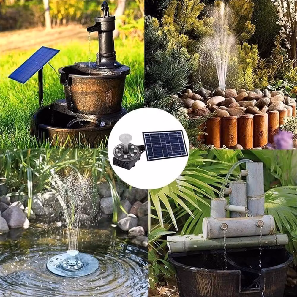 KORVIXA Black Solar Fountain Pump – 3