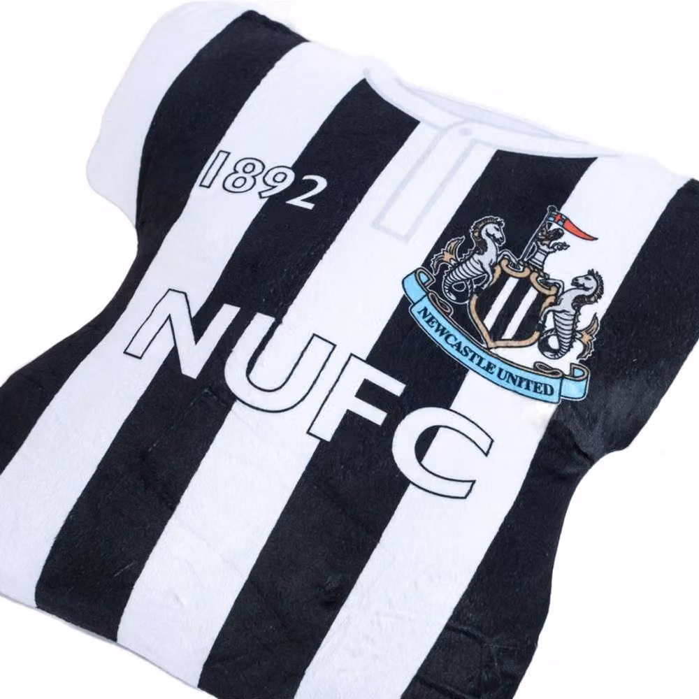 Newcastle United FC Retro Square Cushion in Jet Black – 2