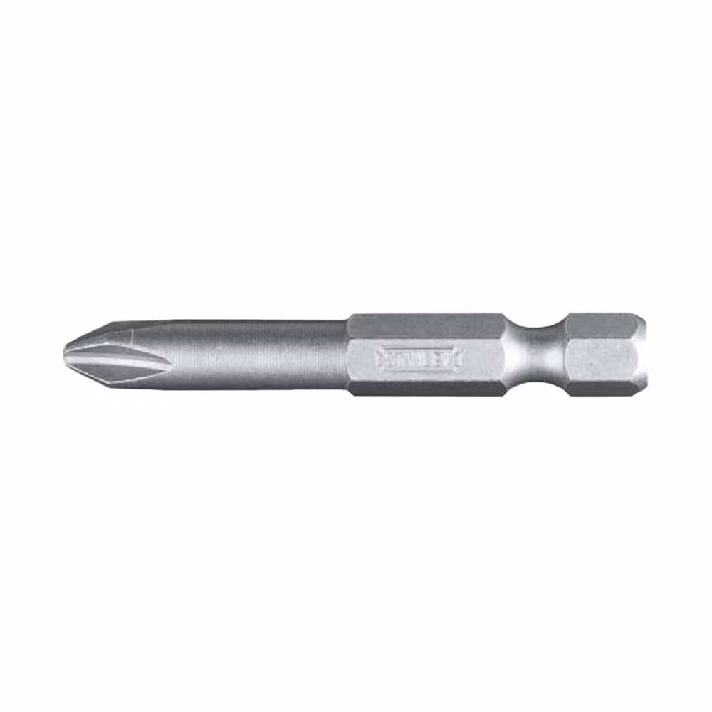 Stanley PH2 Stainless Steel Screwdriver Bit, Silver, Pack of 10 – 2