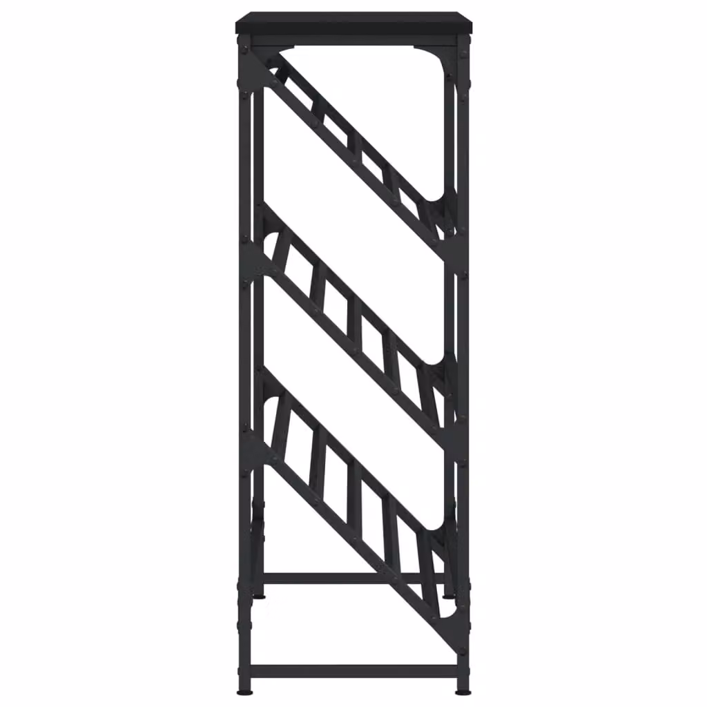 Berkfield Home Black Shoe Rack, W/D/H: 90 x 30 x 85 cm – 4