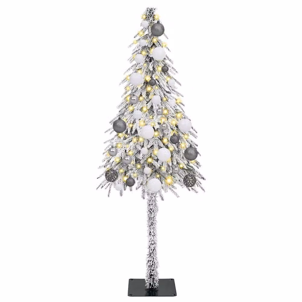Berkfield Home White Christmas Tree with 150 LEDs, Height: 120 cm – 3