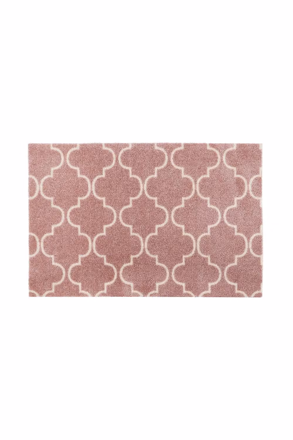 JVL Mega Machine Washable Rose Lattice Doormat and Runner, Pink, W: 57 cm, L: 150 cm – 2