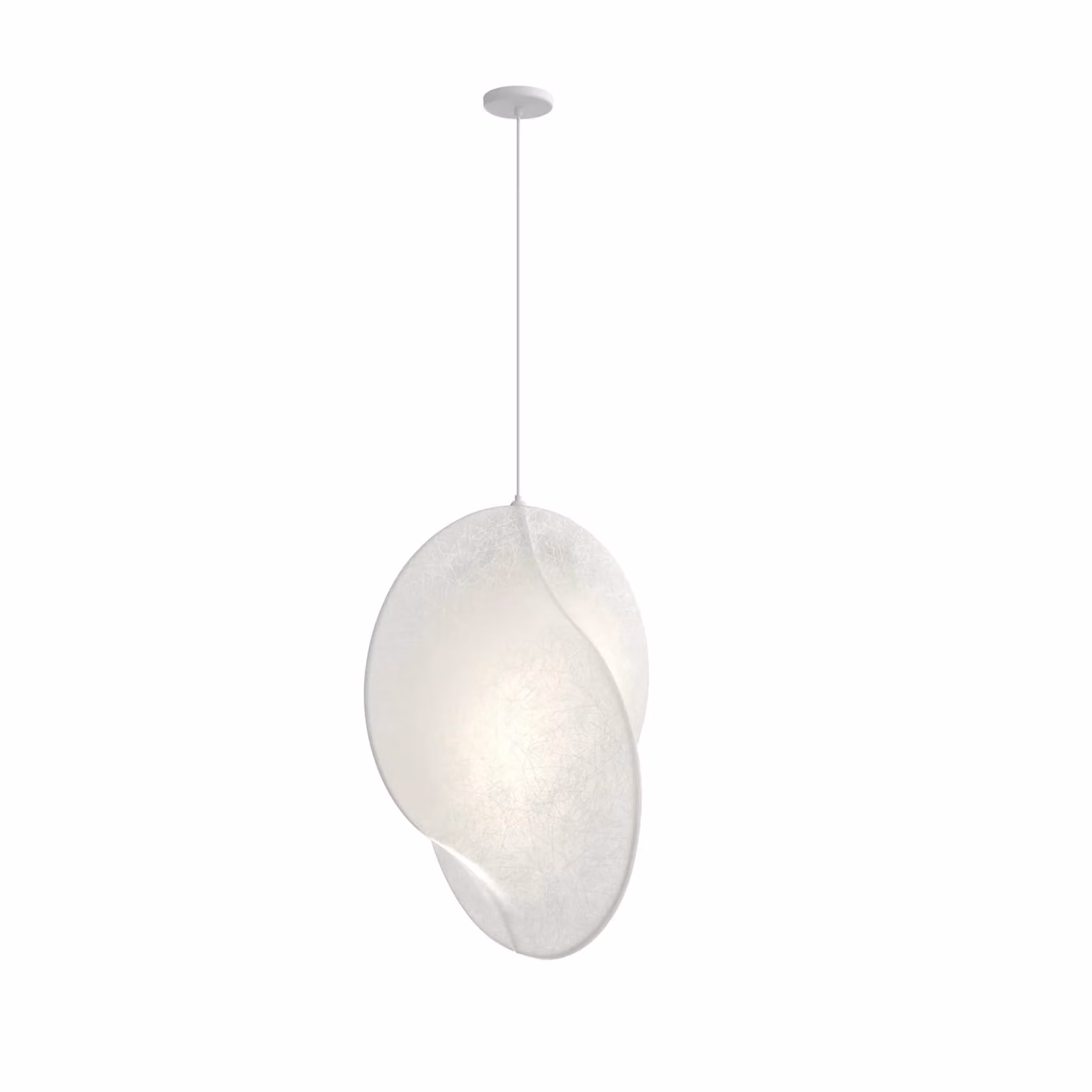 Dome Deco BIRO White Paper Pendant Light