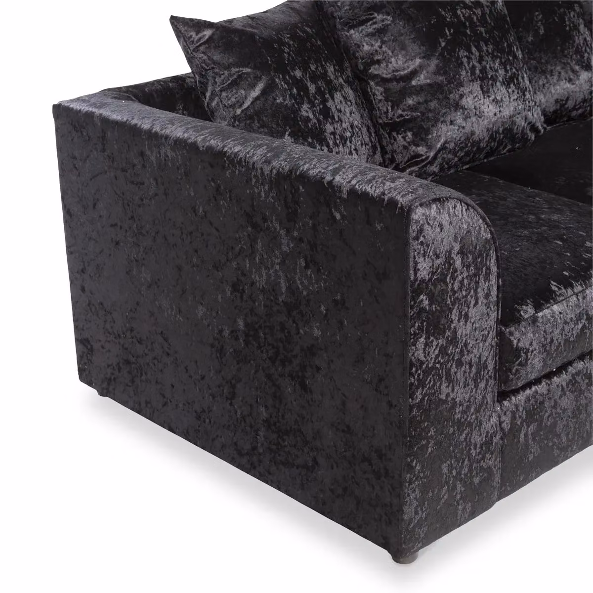 Snugg Furniture UK Limited Aurora 2 Seater Sofa in Black Crushed Velvet – 3