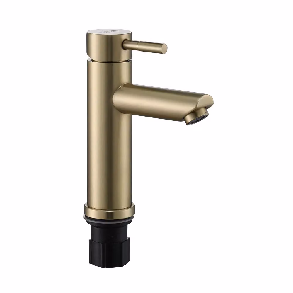 Living and Home Gold Single Lever Stainless Steel Bathroom Basin Tap – 2