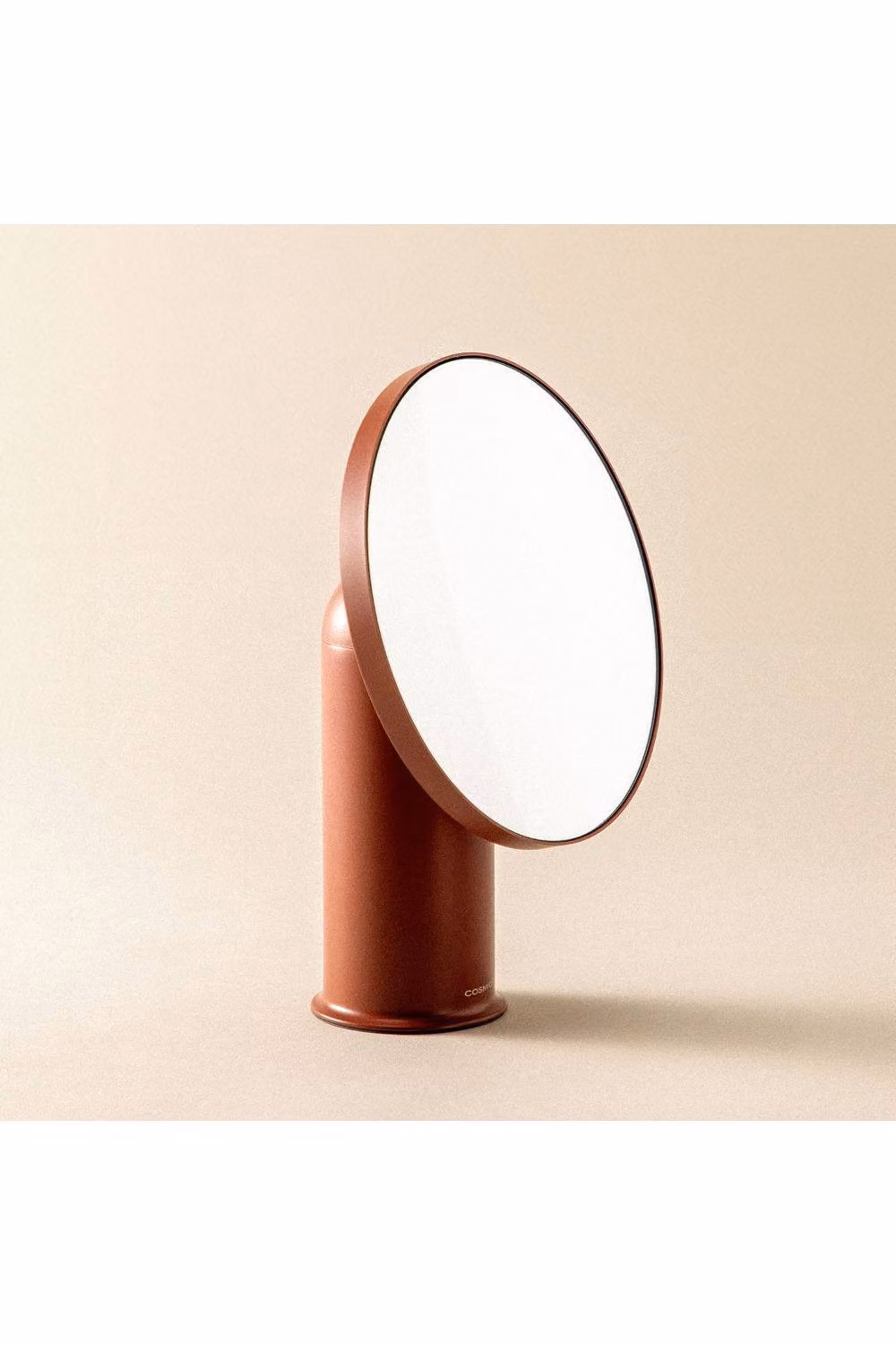 Cosmic Geyser Collection Magnifying 5x Countertop Vanity Mirror, Brown, W/D/H: 24.0 x 24.0 x 18.0 cm – 2