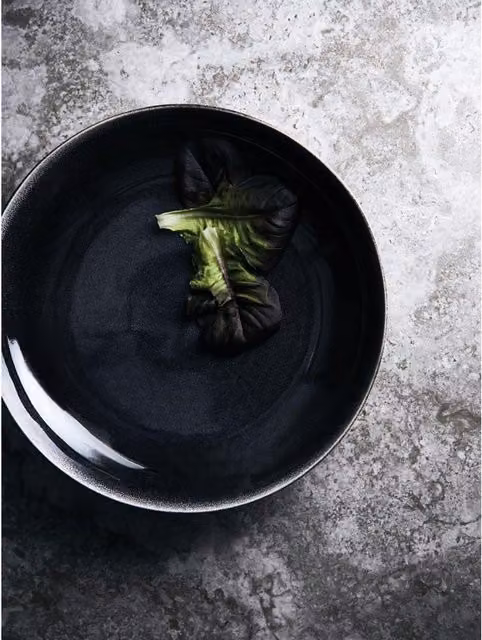 Vinga Nomimono Stoneware Bowl in Black – 1