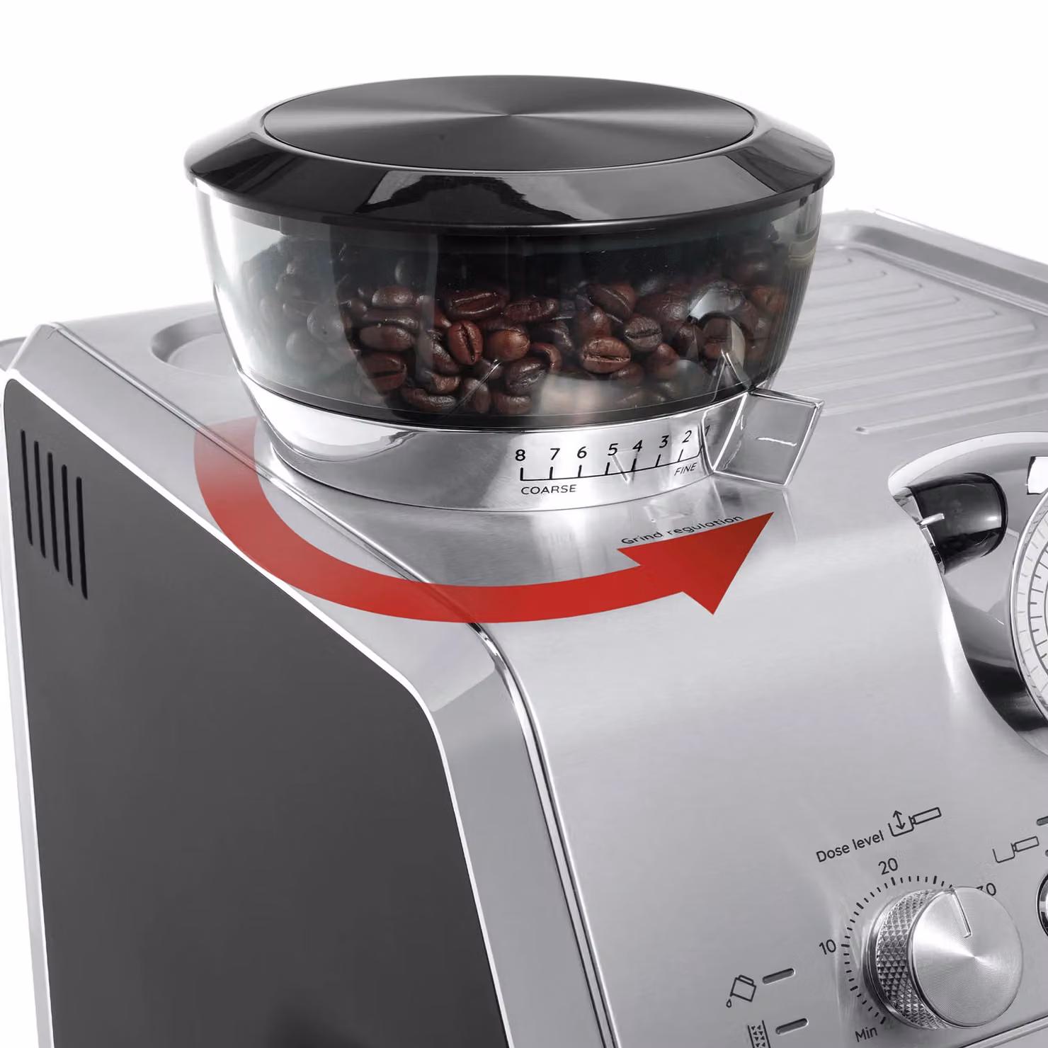 DeLonghi La Specialista Arte Bean to Cup Manual Coffee Machine in Silver – 2