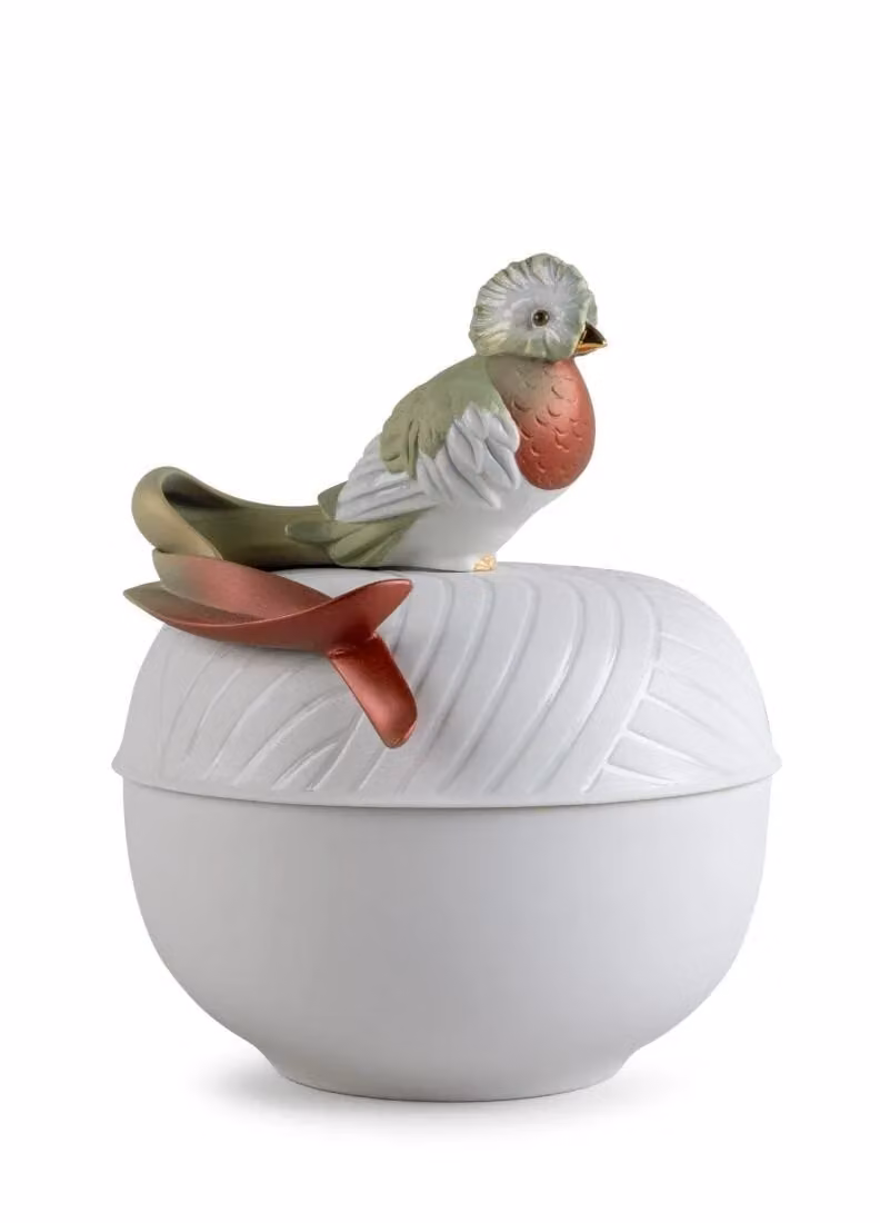 Lladró Quetzal Box Multicolour and White Porcelain Tabletop Ornament
