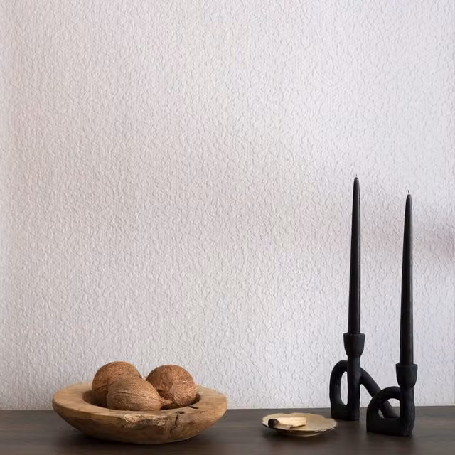 Superfresco White Paintable Boucle Textured Wallpaper Roll