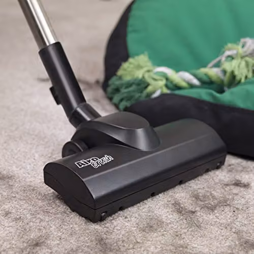 Numatic Henry Turbo HVT160 Vacuum Cleaner with AiroBrush Turbo Head, Microfresh Filtration System, 620W, 6L, Red/Black