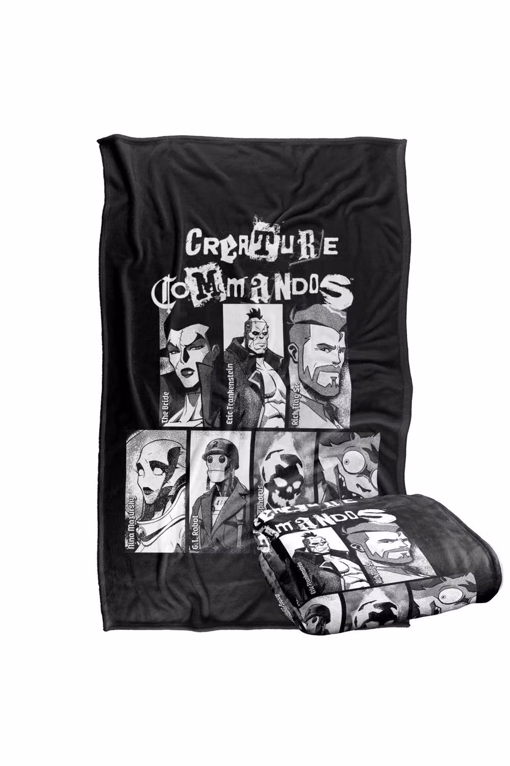 Warner Bros. Creature Commandos Portraits Silky Touch Super Soft Fluffy Throw Blanket, Multicolour, Extra Large – 2