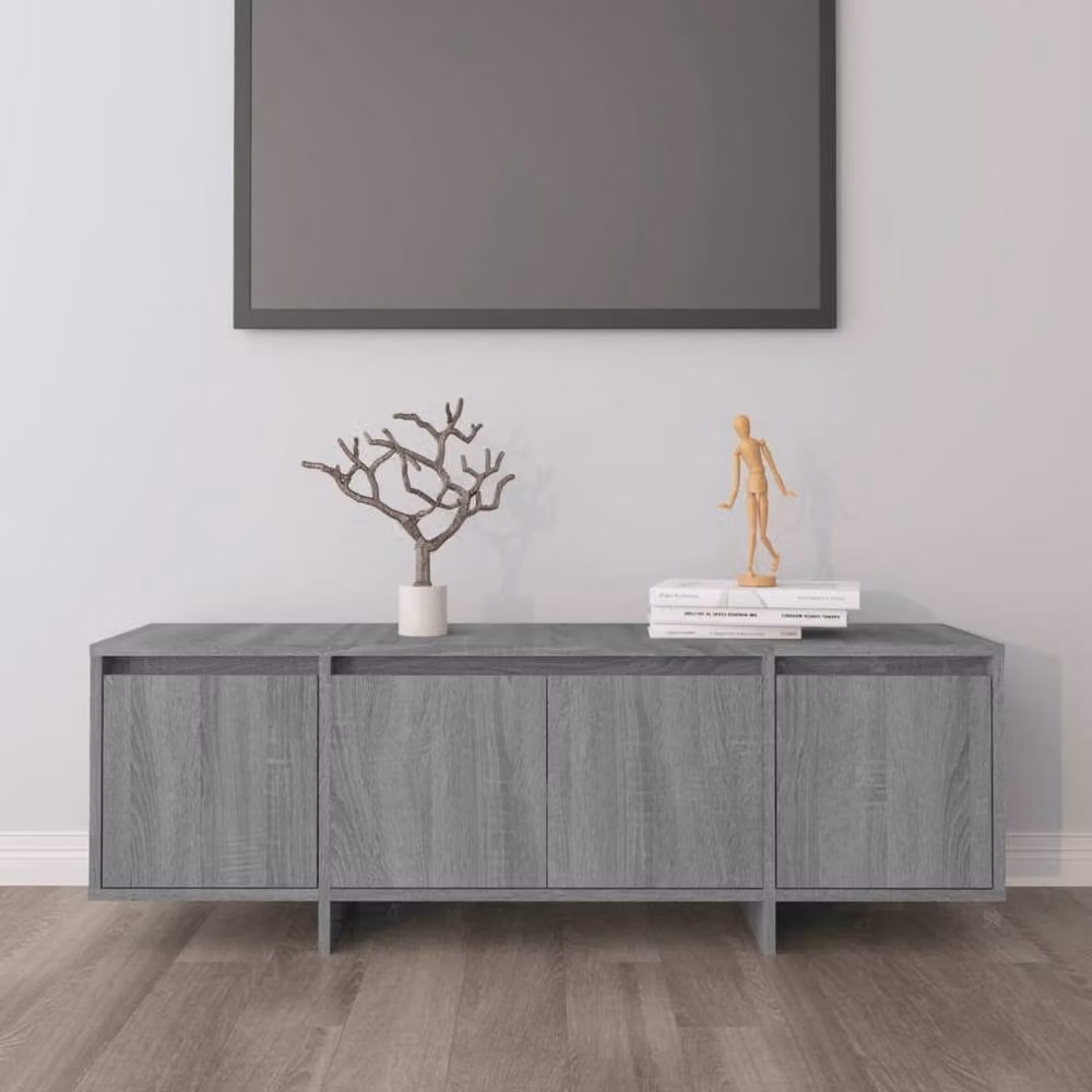 Berkfield Home Modern Grey Sonoma TV Cabinet W/D/H: 120 x 30 x 40.5 cm – 2