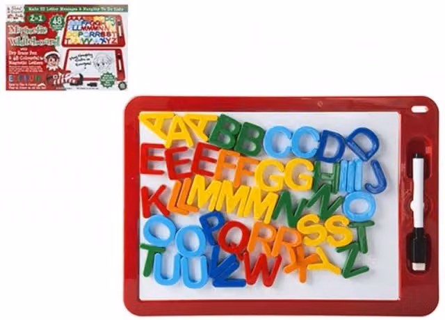 KDMD Christmas Elf Magnetic Board with Multicolour Accessories and Letters
