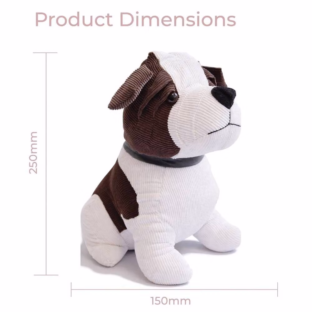 PAWNORA Sand Filled Animal Door Stop in Brown – 2