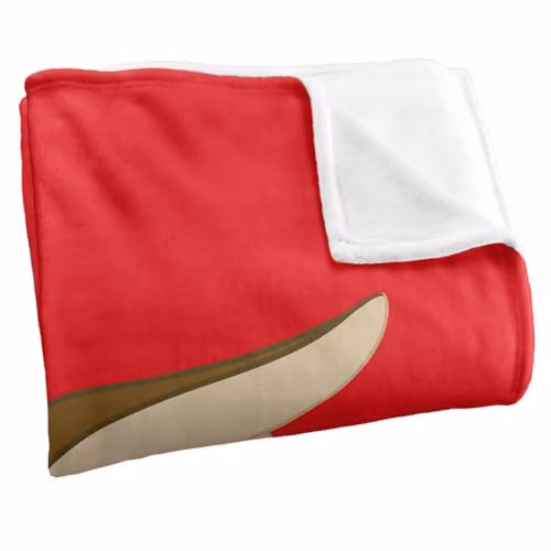 Warner Bros. Looney Tunes Wile E. Coyote Santa Hat Super Soft Fleece Throw Blanket, Multicolour, W/D/H: 91 x 147 cm – 2