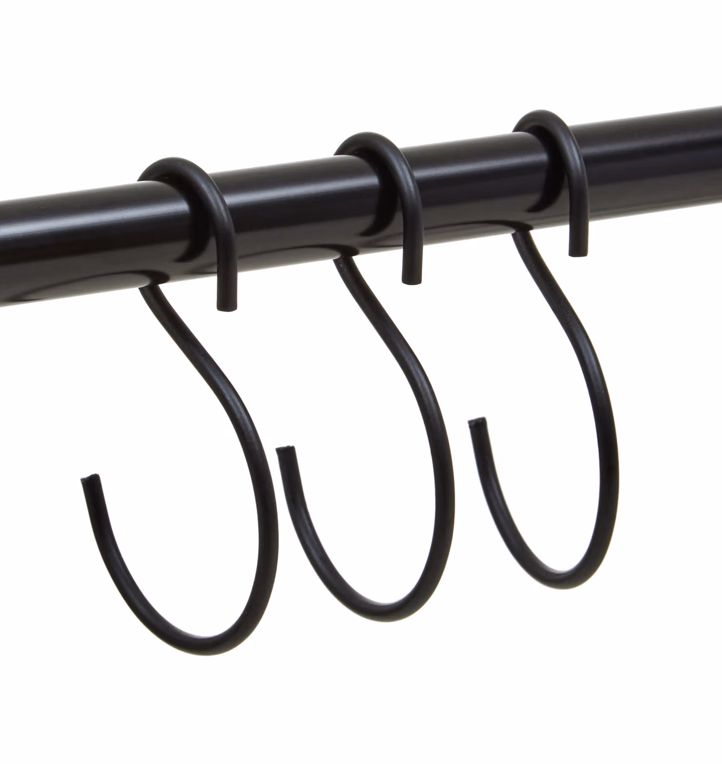 Orsina Sorello Set of 10 Matt Black Iron S Hooks – 7