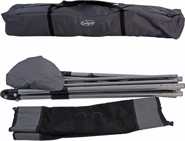 Actiasgear Grey Portable Hammock with Stand and Cushions