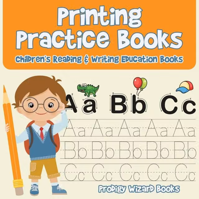 Prodigy Wizard Multicolour Printing Practice Books for Children's Reading and Writing Penmanship