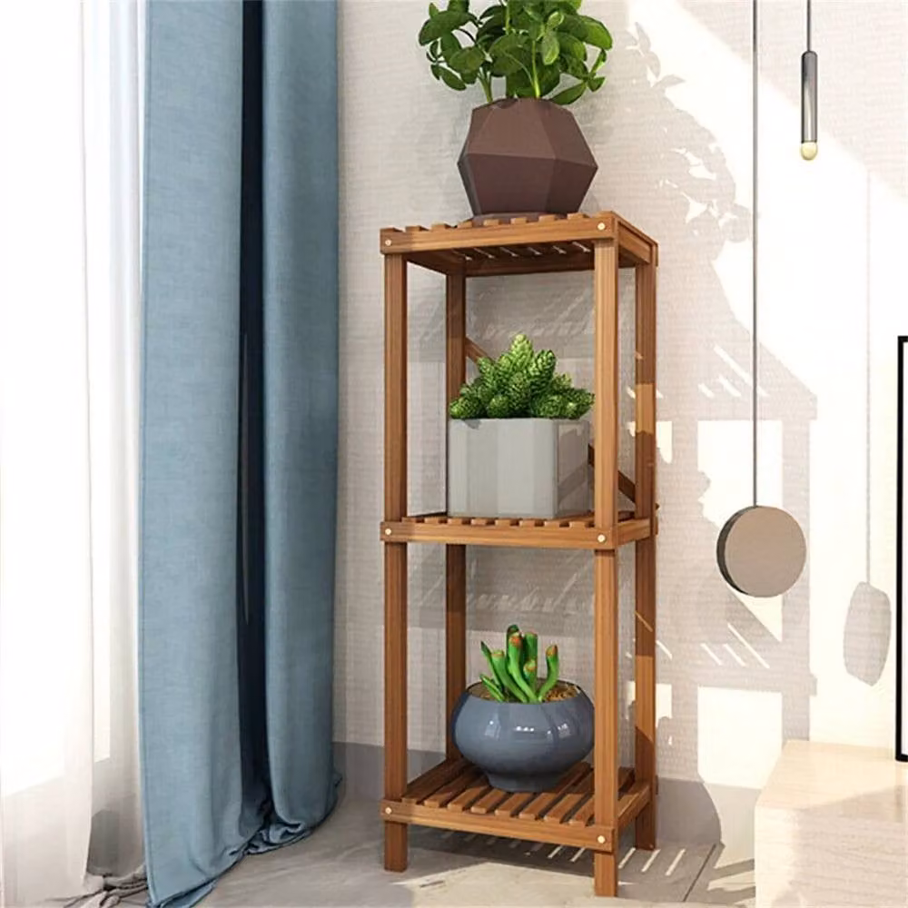 Kelvenix Brown Wooden Vertical Garden Planter Stand – 4
