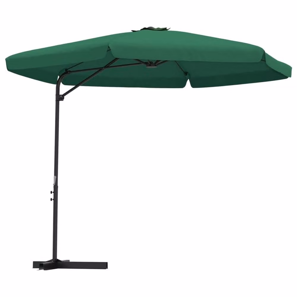 Berkfield Home Green Outdoor Parasol with Steel Pole and Polyester Canopy, Diameter: 300 cm – 2