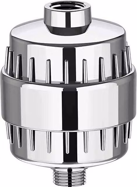 INMTFEI Silver Shower Filter Cartridge with Multi-media KDF and Activated Carbon, 1/2 inch