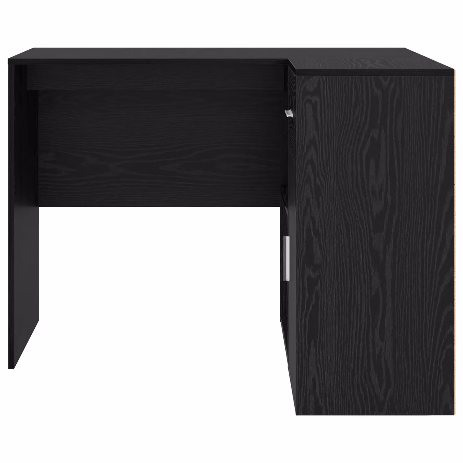 Berkfield Home Modern Corner Desk in Black Oak, W/D/H: 102 x 88 x 75 cm – 3