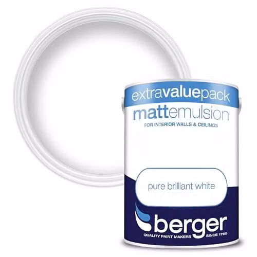 Berger Matt Dispersion White Water Based Emulsion 3l – 2
