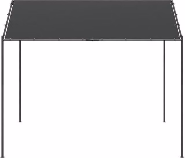 Berkfield Home Spacious Canopy Tent in Anthracite Grey, W: 300 cm, D: 300 cm, H: 250 cm, Steel and Polyester