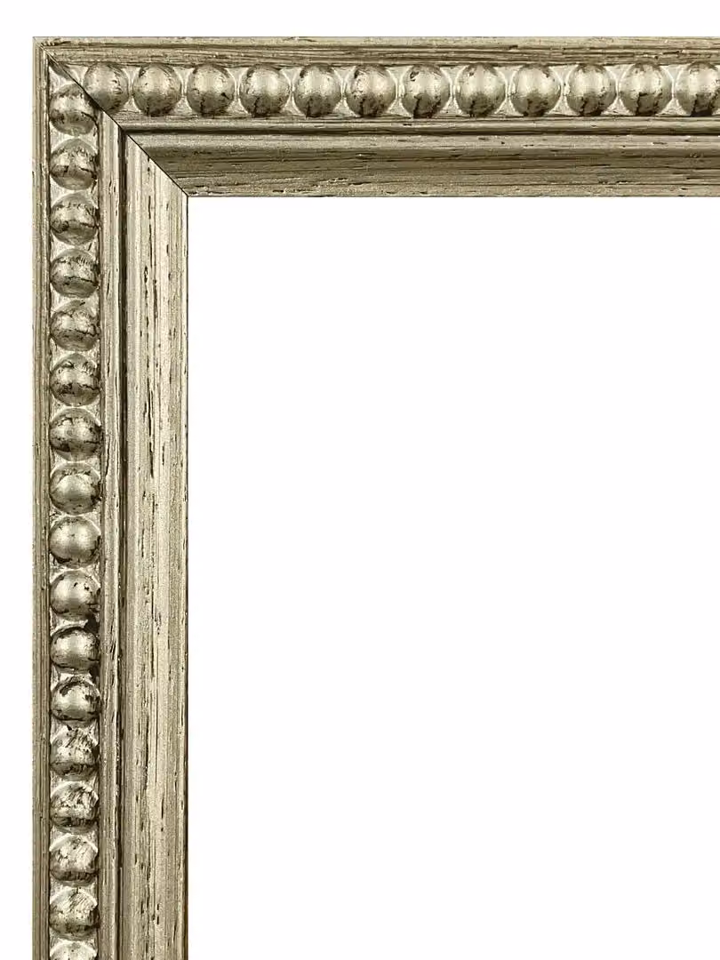 Frames & Mirrors 4U Crown Bobbin Wooden Picture Frame, Silver, W: 45.72 cm, H: 30.48 cm – 2