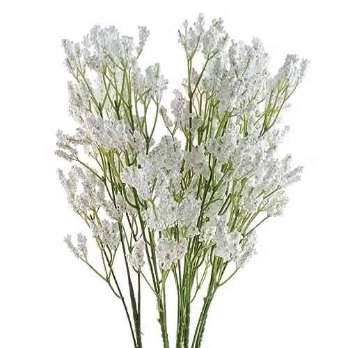 White Leaf Design Artificial Flowers