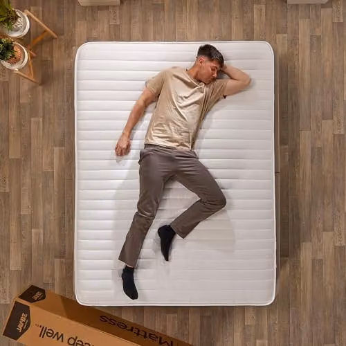Jay-Be Ryze Pocket Spring Memory Mattress, White, W/D/H: 90 x 190 x 22 cm – 5