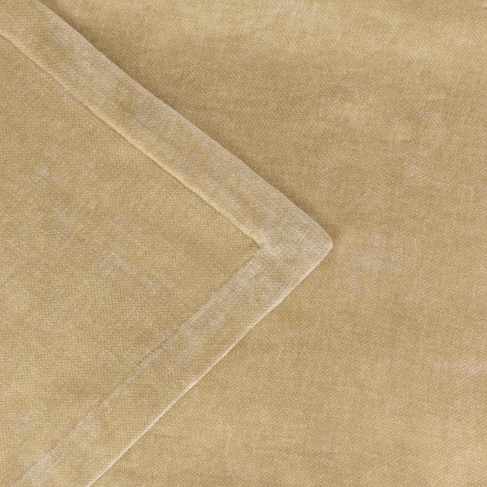 Yard Heavy Chenille Velvet Throw in Beige/Sand, W: 130 cm, D: 180 cm – 3