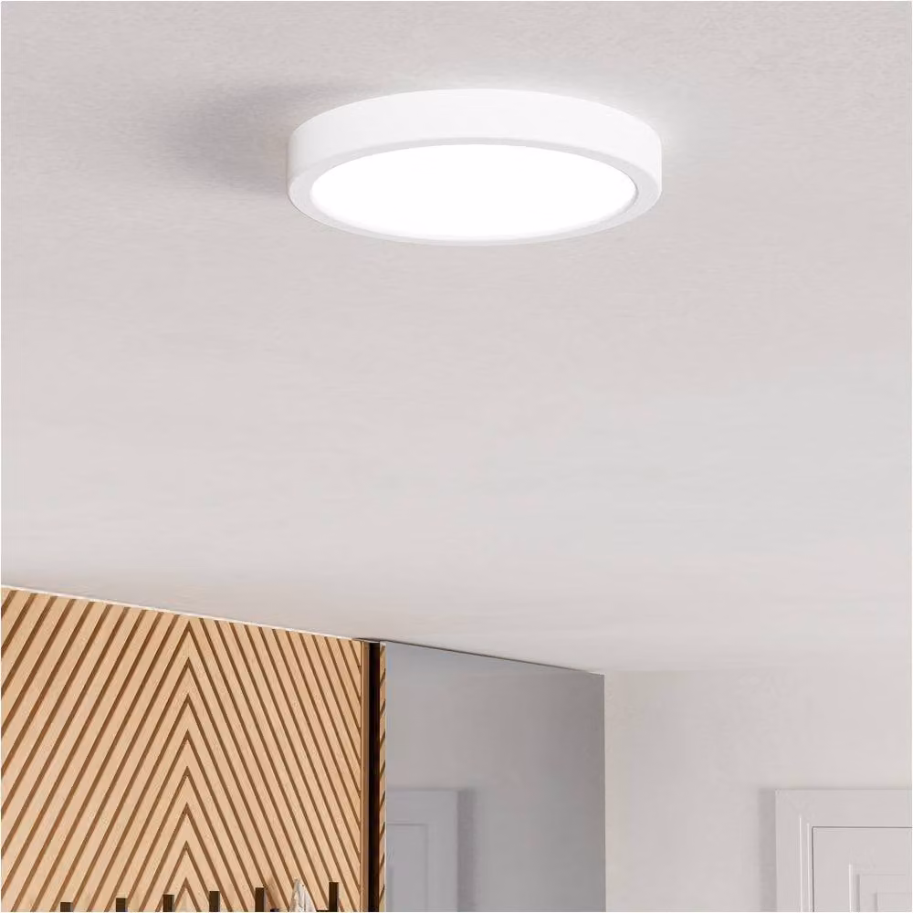 Loops 2 Pack White Round LED Ceiling Light with Included Bulbs – 2
