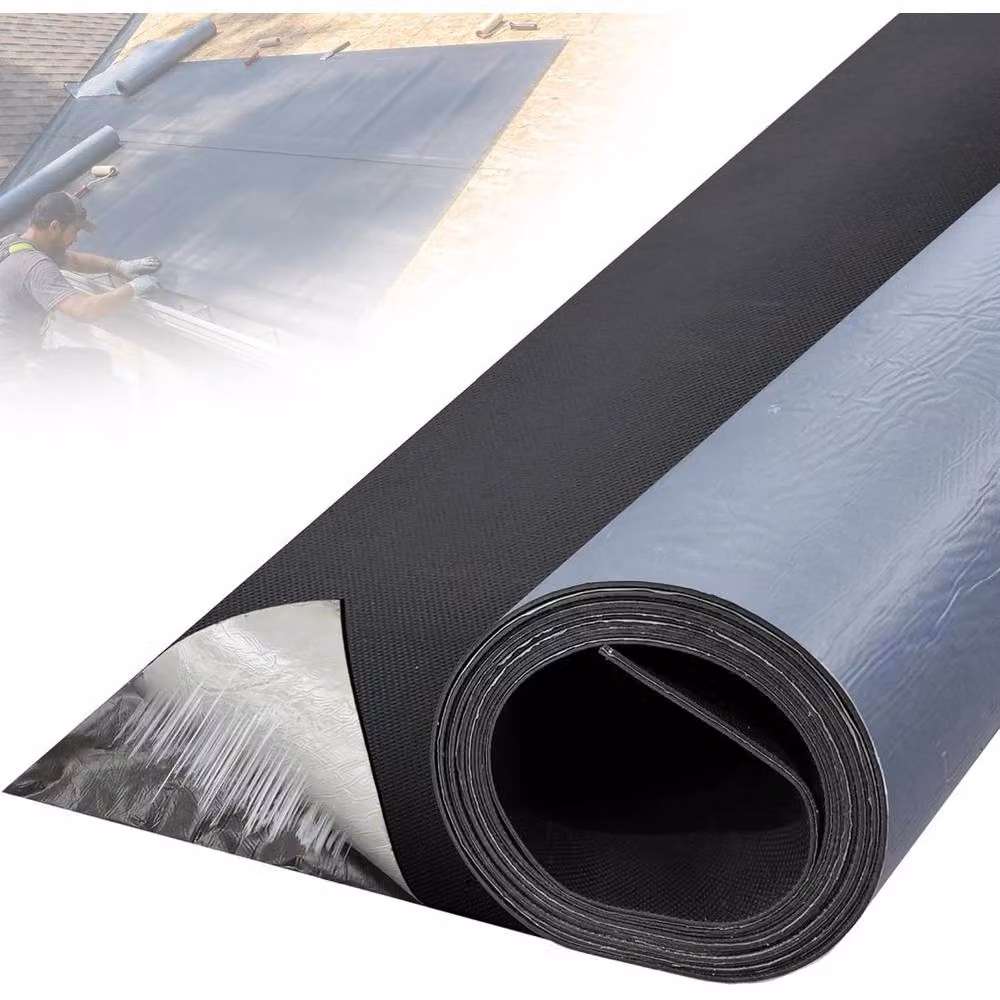 FLAVORA Black Self-adhesive EPDM Rubber Roofing Sheet – 3