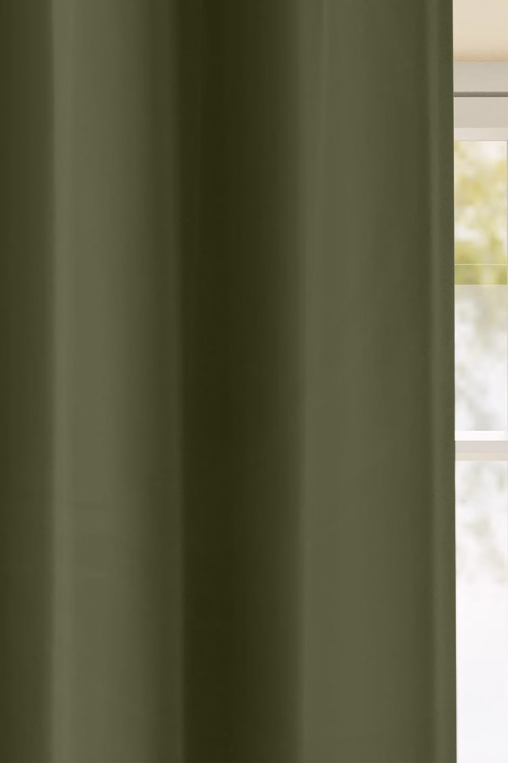 Enhanced Living Plain Supersoft Thermal Room Darkening Eyelet Curtains - Pair in Green, Width: 229 cm, Drop: 229 cm – 2
