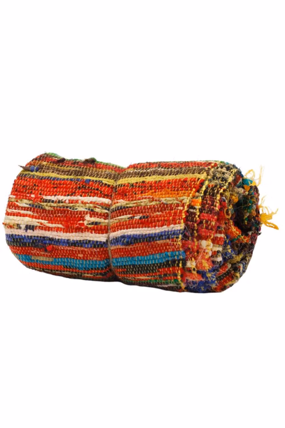 KDMD Yellow and Multicolour Luxury Boho Rag Rug, W: 154 cm, D: 90 cm – 2