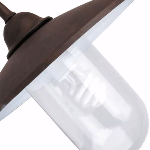 Netlighting Wally Dome Outdoor Wall Light in Brown with E27 Bulb – 3