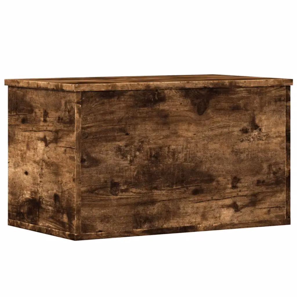 Berkfield Home Storage Box in Smoked Oak Brown, W/D/H: 60 x 35 x 35 cm – 2