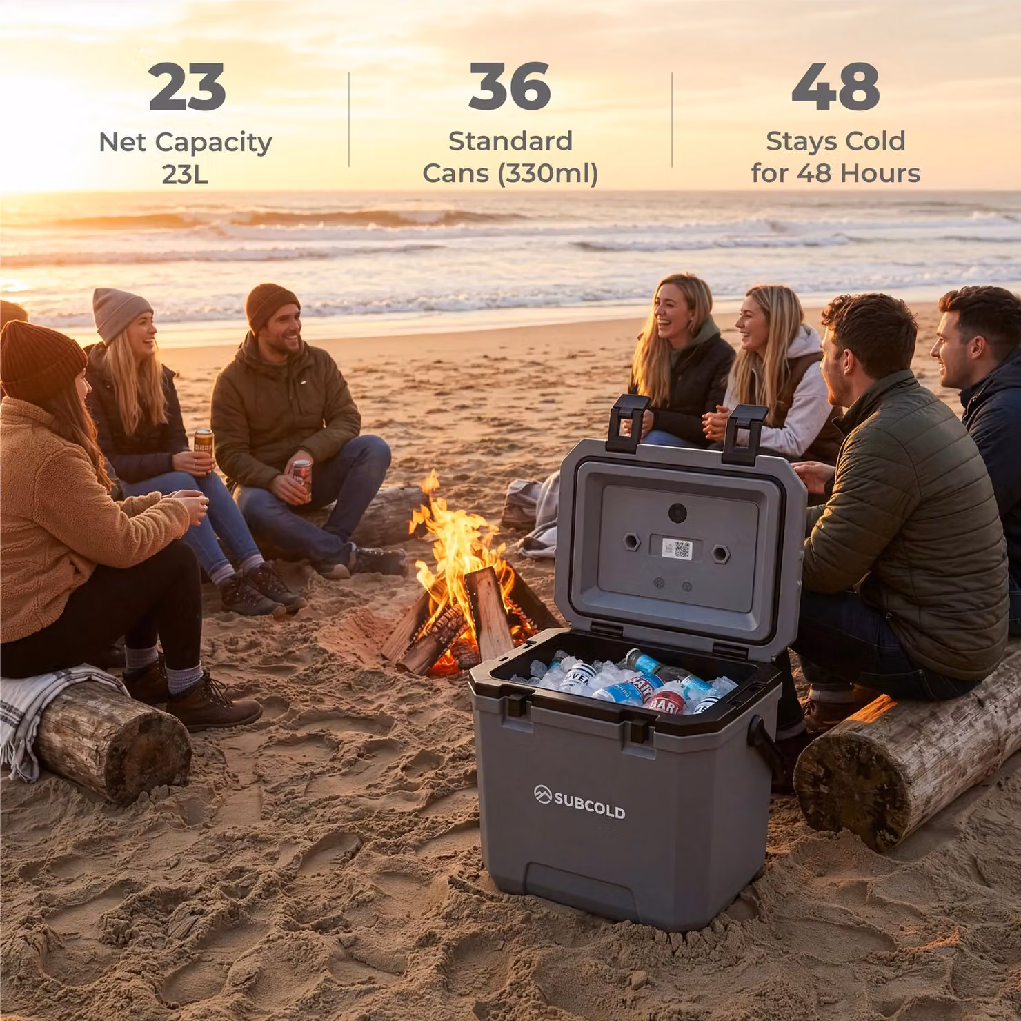 Subcold MASTER24 Portable Cool Box in Grey – 2