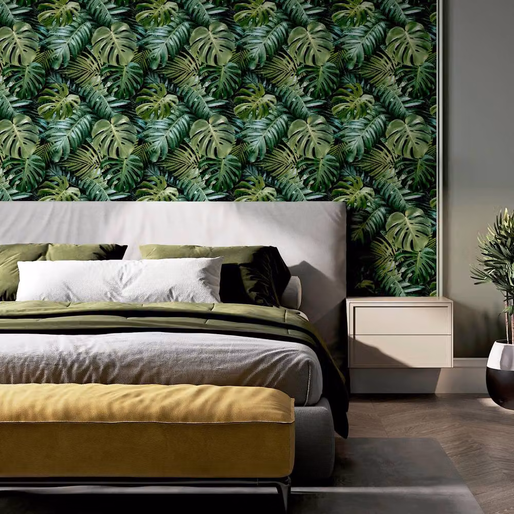 Arthouse Living Wall Botanical Floral Wallpaper in Green – 4