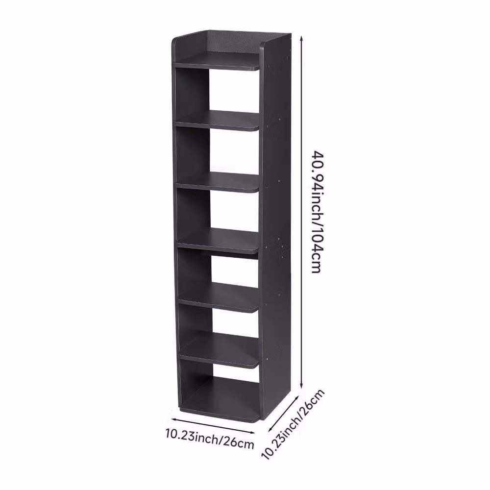 Kelvenix 7-Tier Shoe Storage Rack Cabinet in Black – 2