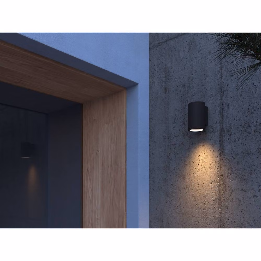 Netlighting Orion Black Outdoor Wall Down Lamp with GU10 8W IP54 Rating – 2