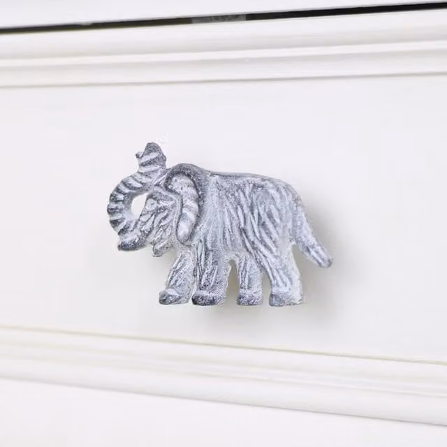 Melody Maison Grey Elephant Drawer Knob