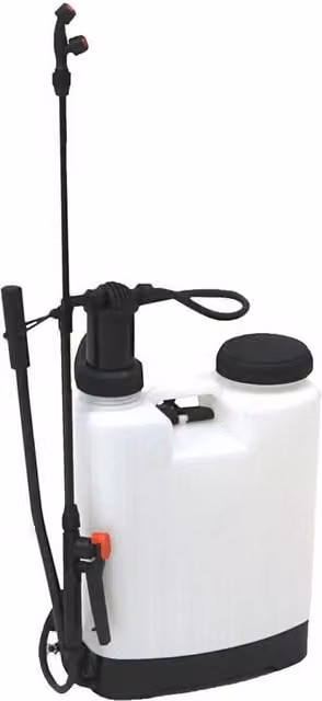 Oypla 12L Manual Knapsack Garden Pressure Sprayer in White