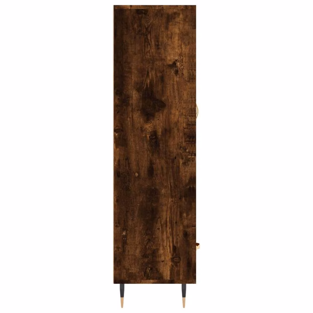 Berkfield Home Smoked Oak Highboard in Brown, W/D/H: 69.5 x 31 x 115 cm – 5