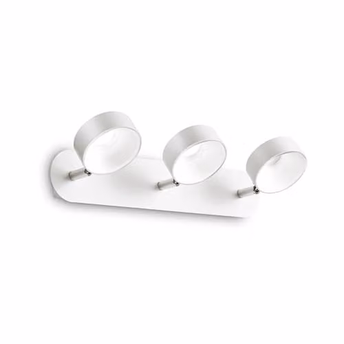Netlighting Oby Modern LED 3 Light Ceiling Light in White