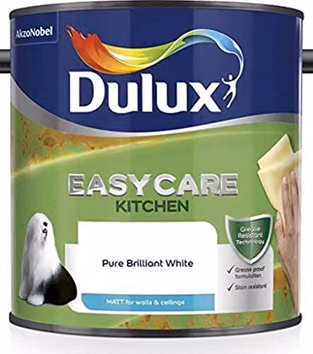 Akzo Nobel Dulux Pure Brilliant White Paint, 2.5 l