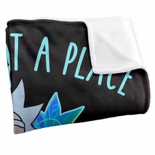 LOGOVISION Rick and Morty School Silky Touch Super Soft Fleece Throw Blanket, Multicolour, W: 127 cm x D: 152.4 cm – 2