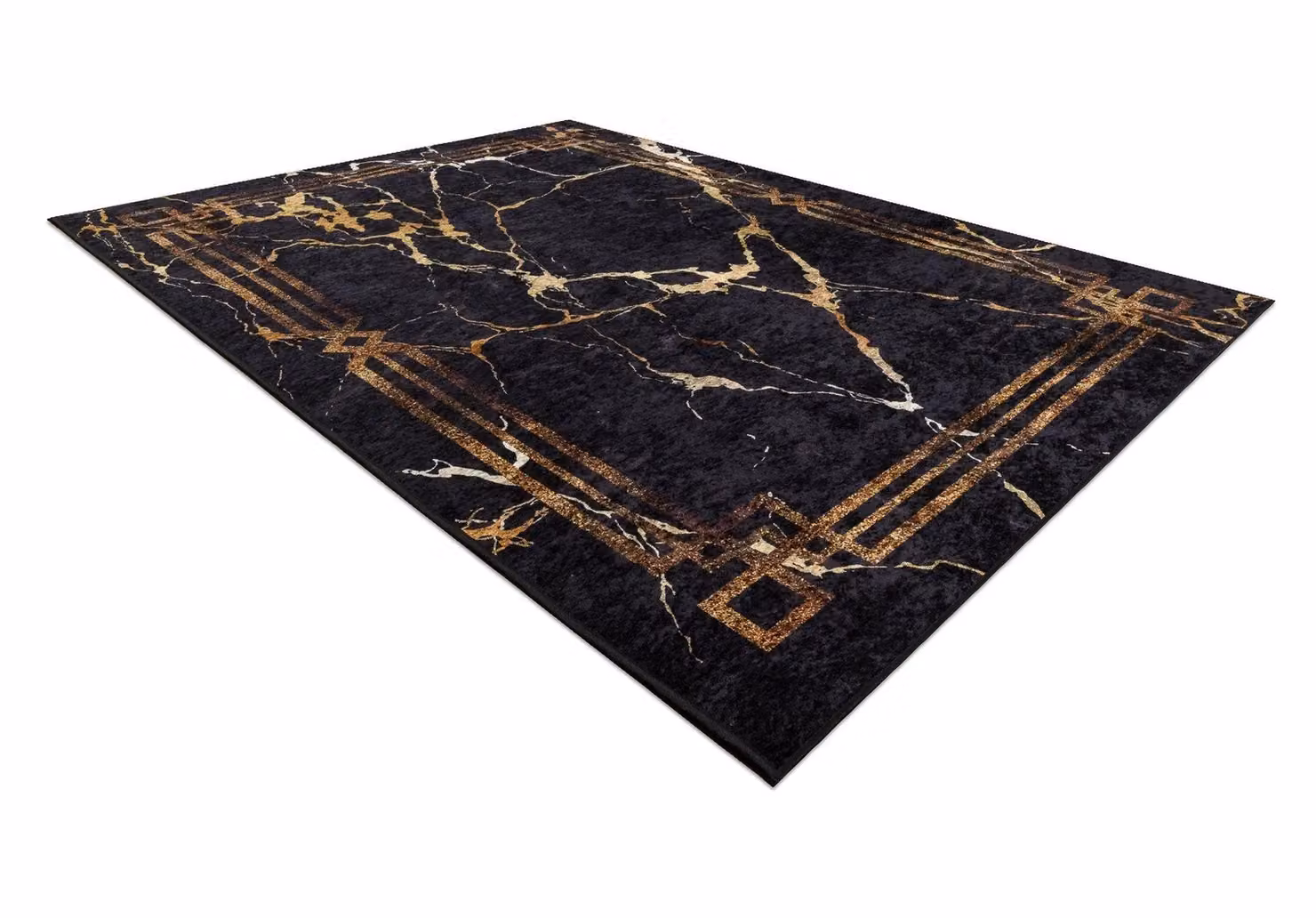 RugsX Miro Modern Black Rectangular Rug, W: 80 cm, L: 150 cm – 4
